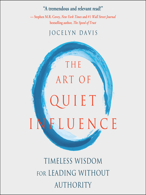 Title details for The Art of Quiet Influence by Jocelyn Davis - Wait list
